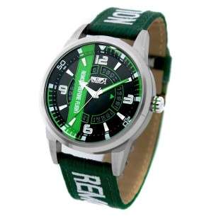 Pilot pilot orologio sportivo cinturino nero e verde RBF Calendario completo AV-1059