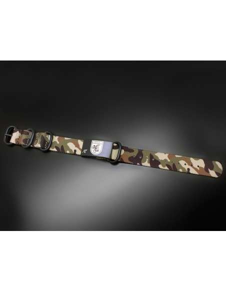 Bracelet GEO camouflage marron AV-COL-1001