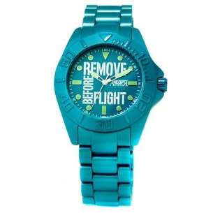 RBF Young Aluminum AV-1123 AVIATOR Watch, Blue Dial, Blue Aluminum Case and Bezel with Ceramic, 40 mm, Japanese Quartz, 5 ATM 2