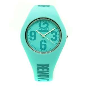Montre PILOTE RBF Silicone AV-1190 Bleu Aigue-Marine / Montre AVIATEUR Montres Pilotes 2