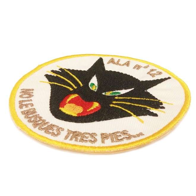 Embroidered Patch ALA 12 Torrejón de Ardoz. Thermo-adhesive Embroidered Shield.