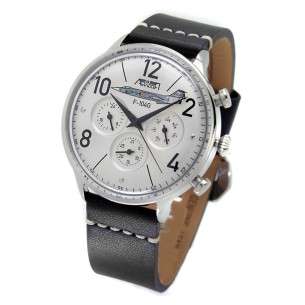 Orologio da aviatore ESCUADRON 104 della 12a ala con cinturino nero