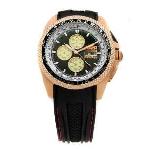 Orologio Universo AVIATOR AV-1169-2 Nero, Acciaio Inossidabile placcato oro, 10 ATM 2