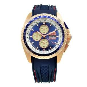 Orologio Universo AVIATOR AV-1167-2 Blu, Acciaio Inossidabile placcato oro, 10 ATM 2