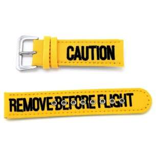 Cinturino AVIATORE RBF Giallo in Nylon e Pelle 22mm AVC-023