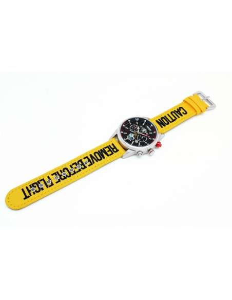 Cinturino AVIATORE RBF Giallo in Nylon e Pelle 24mm AVC-012QR