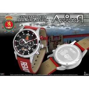 Orologio da AVIATORE centenario dell'aeroporto militare di León 2