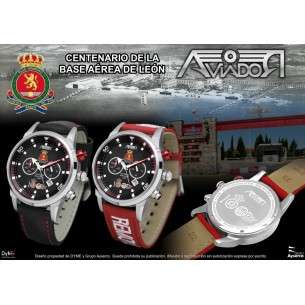 Orologio da AVIATORE centenario dell'aeroporto militare di León 2