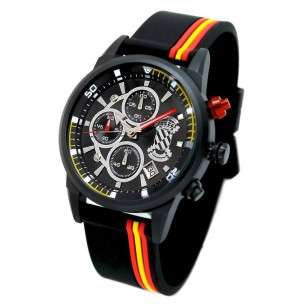 - AVIATOR orologio nero IPB cinturino in acciaio