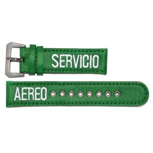 Buy Green Nylon Aviador Strap 22mm AVC-014-G.C.A
