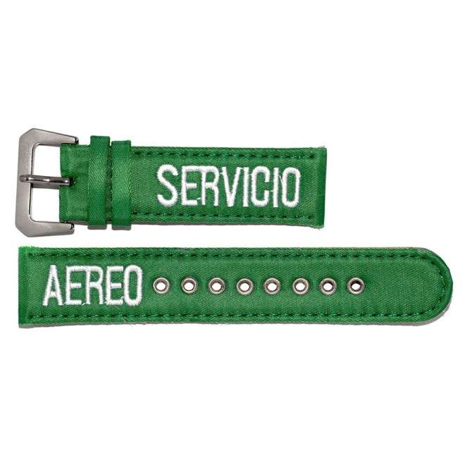 Buy Green Nylon Aviador Strap 22mm AVC-014-G.C.A