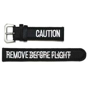 Cinturino AVIATORE RBF Nero in Nylon e Pelle 20mm