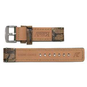 Army Camouflage Verde AVIATORE Cinturino in Nylon e Pelle 22mm 2