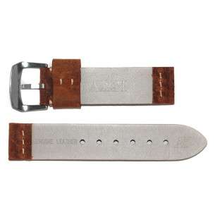 Grunge Model Aviator Strap in Brushed Brown Leather 22mm 2