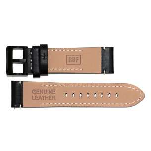 Buy RBF Black Leather Aviador Strap 24mm 2