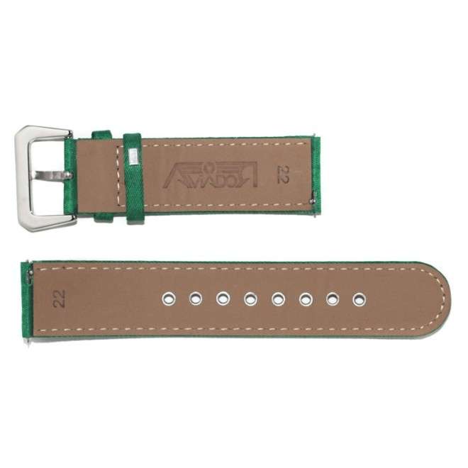 Civil Guard textile Strap green 22mm AVC-014-GC