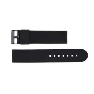 Buy Spain Flag Strap in Black Silicone with Pavon Buckle 22 mm 2