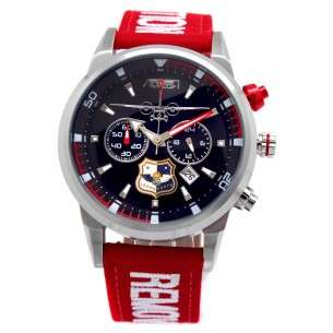 Montre d'aviateur RBF WING 35 AV-1090-9 expédition couleur rouge cadran noir transport de pilote militaire 2