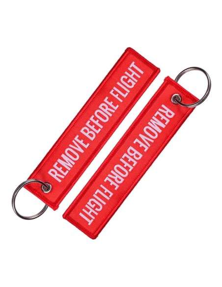 Porte-clés RBF-Broderie RETIRER AVANT LE VOL