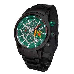 Buy Civil Guard Aviador Watch AV-1212 with green dial and black 2