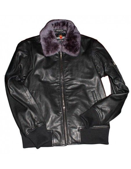 Chaqueta AVIADOR en piel E.A.