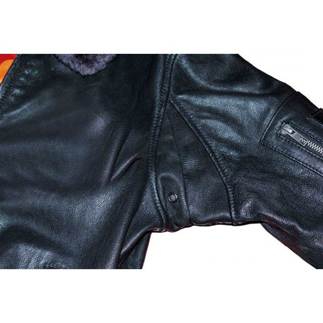 Chaqueta AVIADOR en piel E.A.