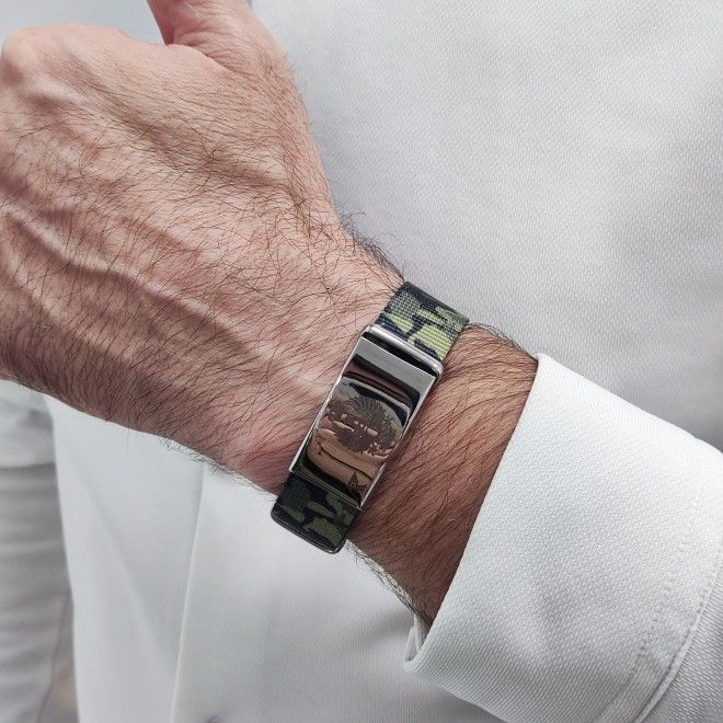 Bracciale mimetico verde militare AV-PUL-1007