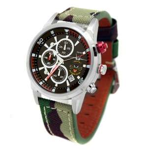 Buy AV-1060-1CA Camouflage 12th WING Aviador Watch 2
