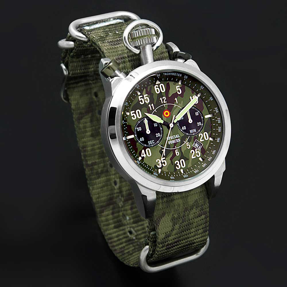 Reloj Aviador Special Forces de militar AV-1102 Fuerzas especiales camuflaje